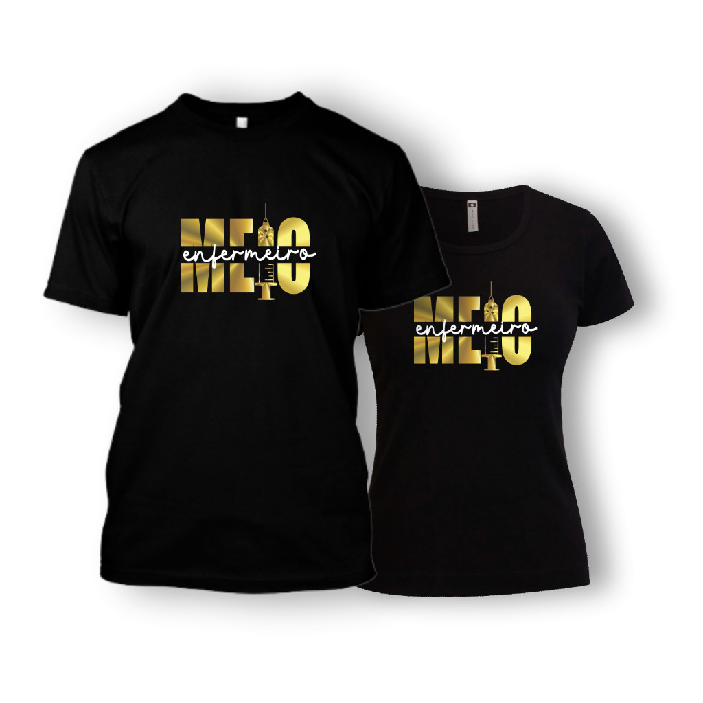 Camiseta Meio Enfermeiro masculina leia pra nao pedir errado é MASCULINA 100% Algodão
