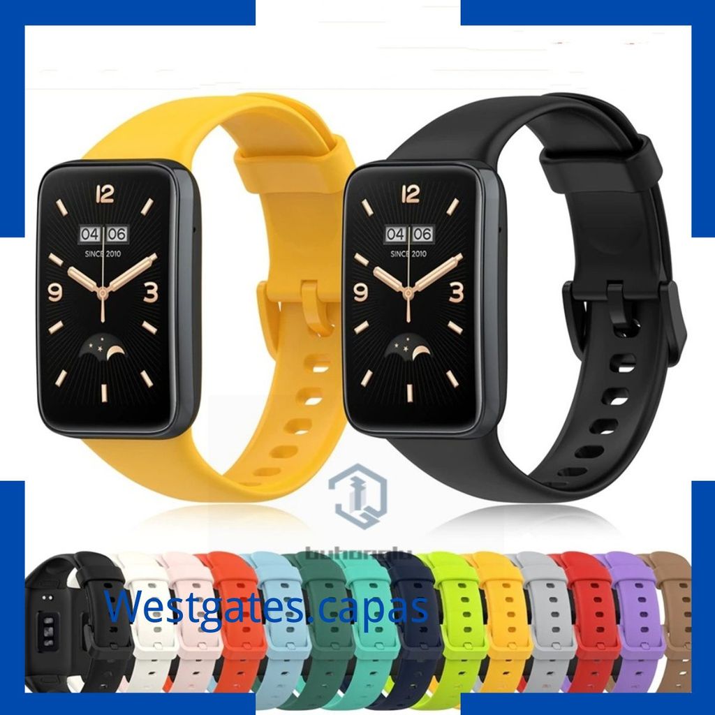 Pulseira Silicone Com Fecho Compativel Xiaomi MI Band 7pro