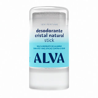 Desodorante Alva Cristal Natural Stick 60g em Oferta na Shopee
