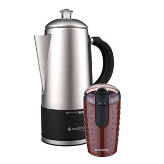 Kit Cafeteira Italiana Gran 1,5L e Moedor de Café Cadence em Oferta na Shopee