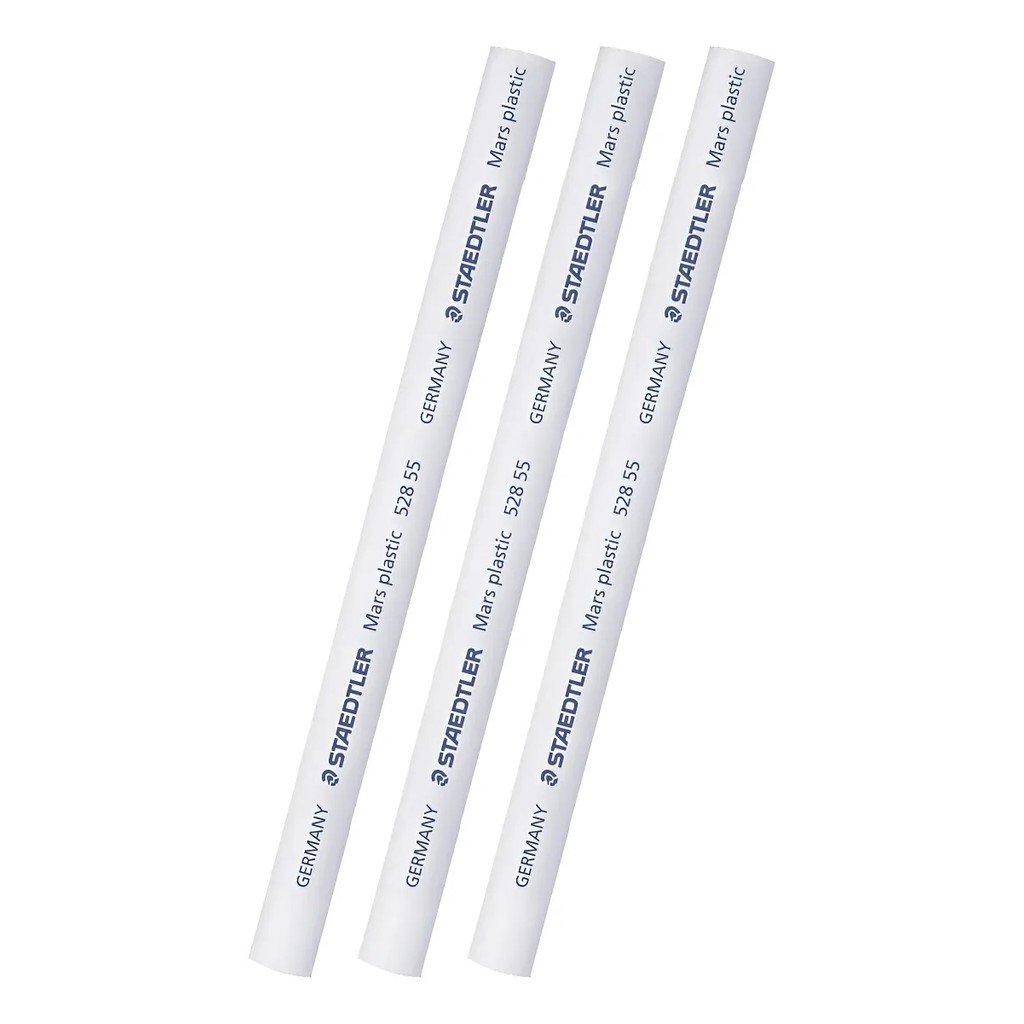 Kit 03 Refil Caneta Borracha Staedtler Mars Plastic
