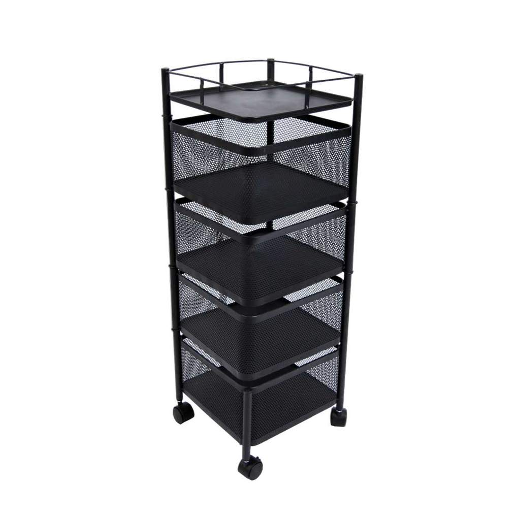 Gaveteiro giratório quadrado com rodinhas - Oikos em Oferta na Shopee