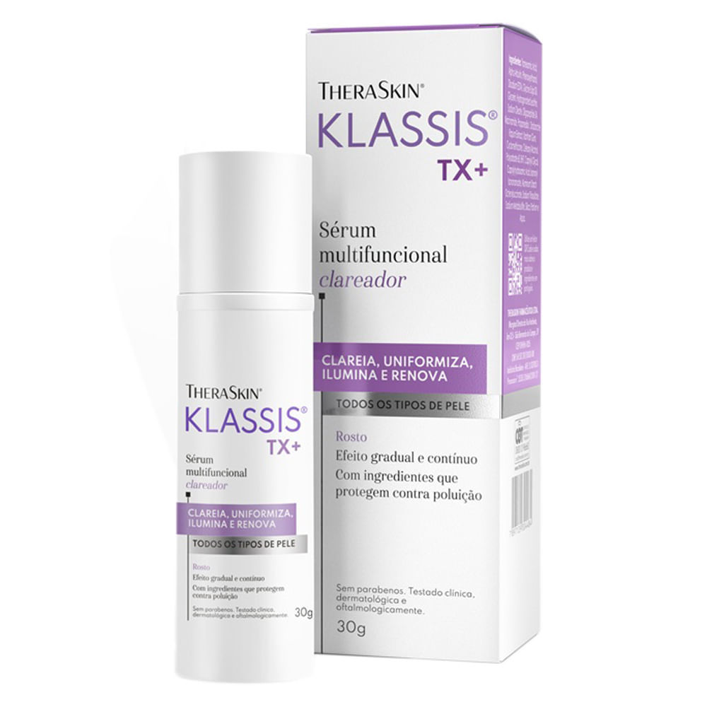 Klassis TX+ TheraSkin Sérum Clareador 30g em Oferta na Shopee