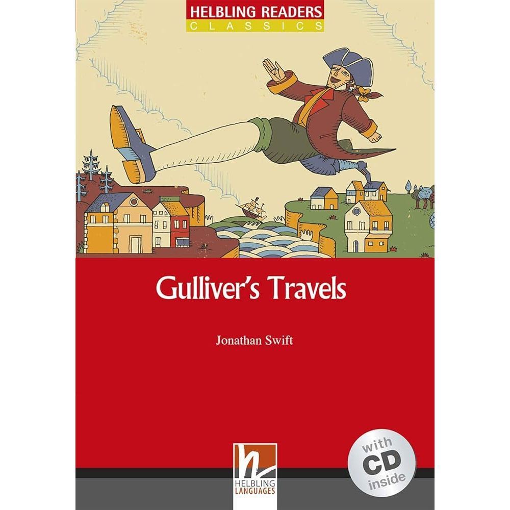 Livro Gulliver's Travels de Jonathan Swift Helbling Readers Classics