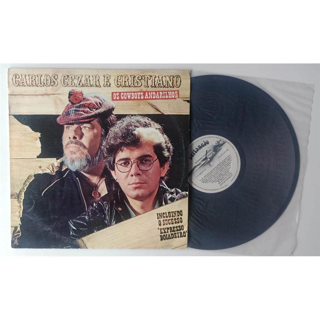 VINIL CARLOS CEZAR E CRISTIANO EXPRESSO BOLADEIRO - LP 1983