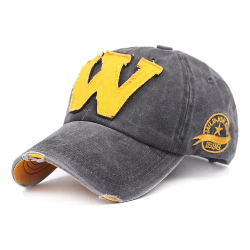 Boné Baseball Vintage W – Aba Curva em Algodão Lavado – Luke Sports
