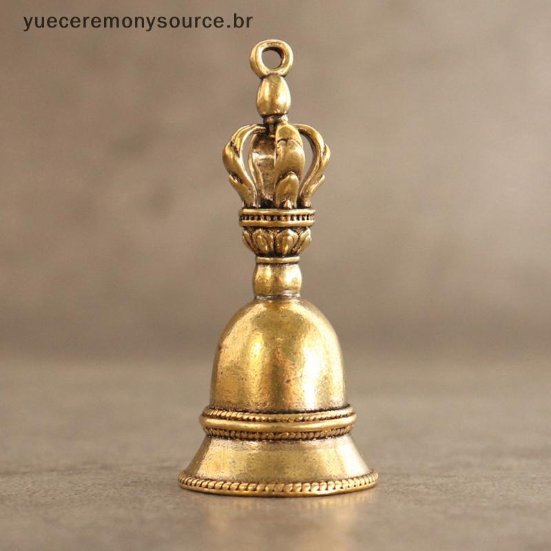 Imagem # yuece Retro Sino De Cobre Sinos De Vento Artesanato Em Latão Fundição Caindo Tibetano Bronze Idéias Pingente De ,