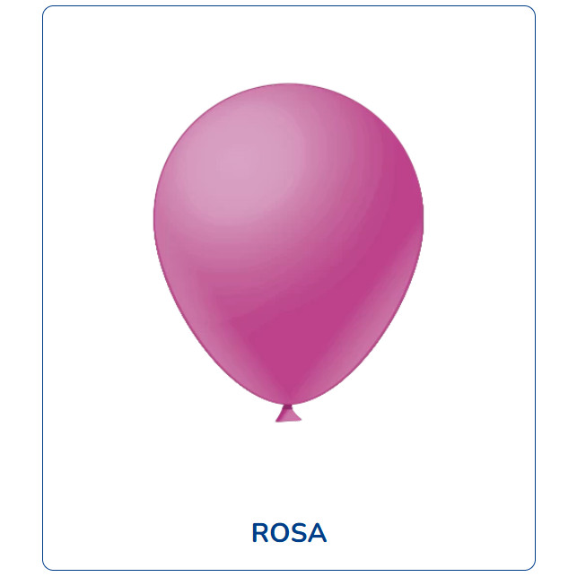 50 BALAO ROSA LISO RODONDO Nº7  (FESTBALL)