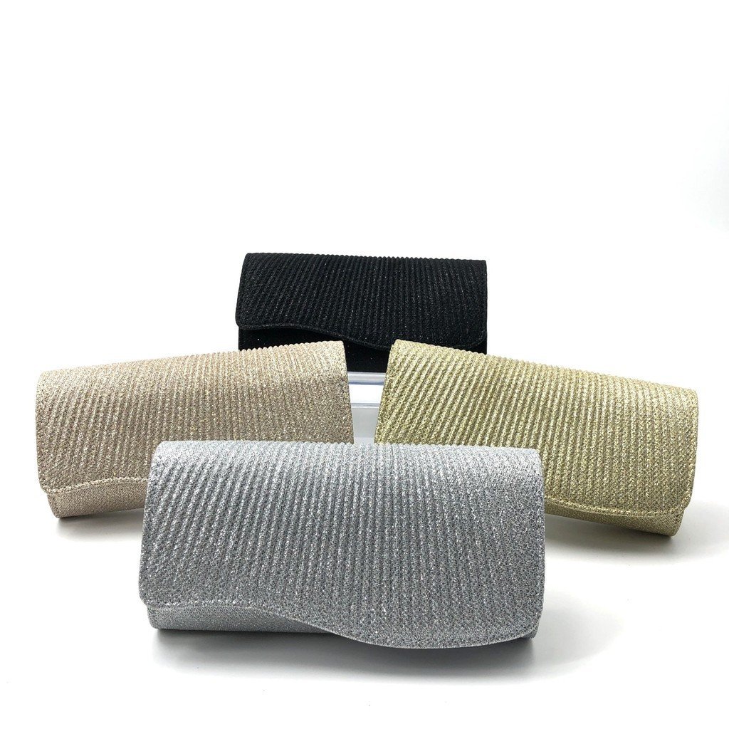 Bolsa de noite plissada brilhante, clutch de festa transversal para mulheres, bolsa de noite para casamento.