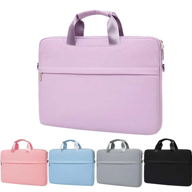 Capa Para Laptop 11 13.3 14 15.6 Polegadas Business Portátil À Prova D'água Bolsa De Ombro Com Zíper ASUS Lenovo Dell Hu