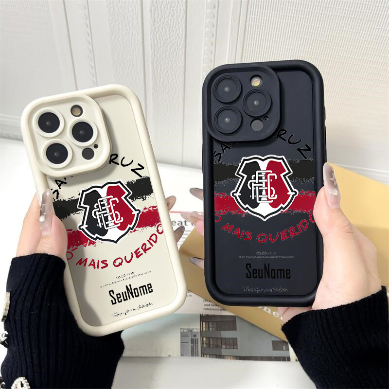 Capinha personalizados Santa Cruz Futebol Clube para iphone 13 normal 14 11 12 13 16 17 15 pro max 13 pro 15 plus capa