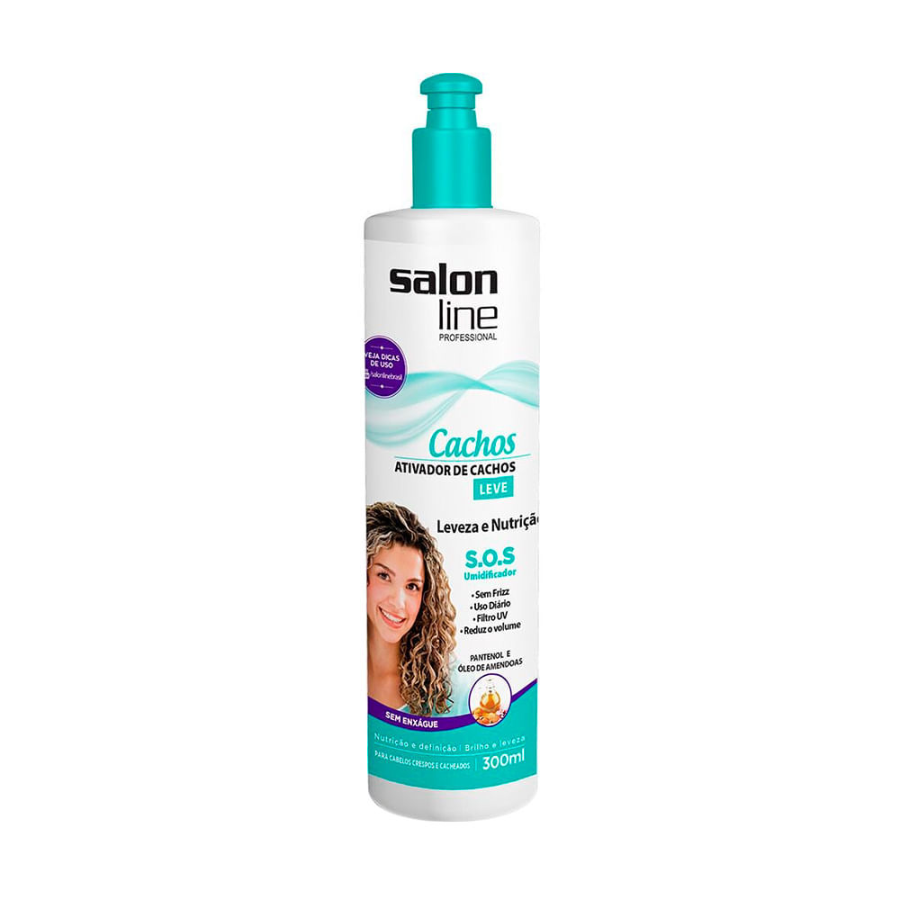 Ativador de Cachos Salon Line S.O.S Leve com 300ml em Oferta na Shopee