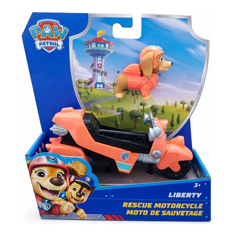 Veiculo Solido Patrulha Canina - Motocicleta Com Boneca Da Liberty Sunny em Oferta na Shopee