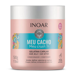 Gelatina Inoar Meu Cacho Meu Crush 500g em Oferta na Shopee