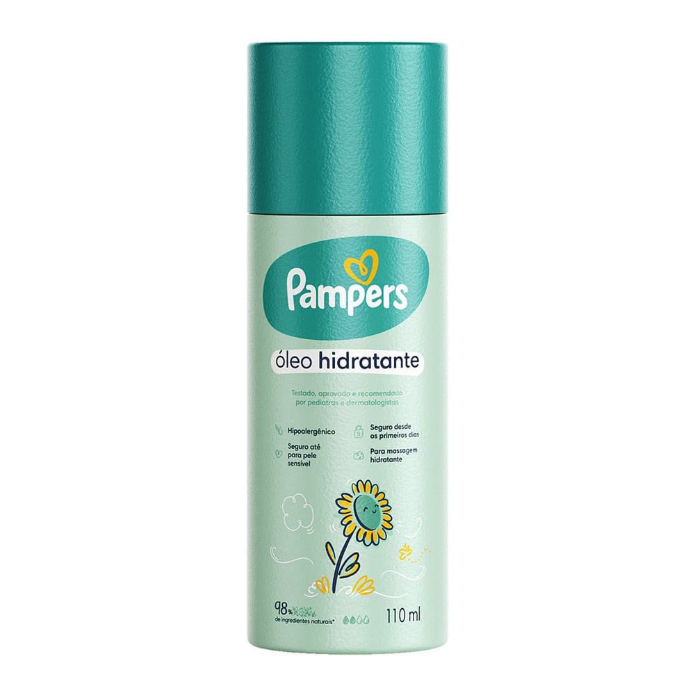 Óleo Hidratante Pampers Corporal Pampers 110ml em Oferta na Shopee