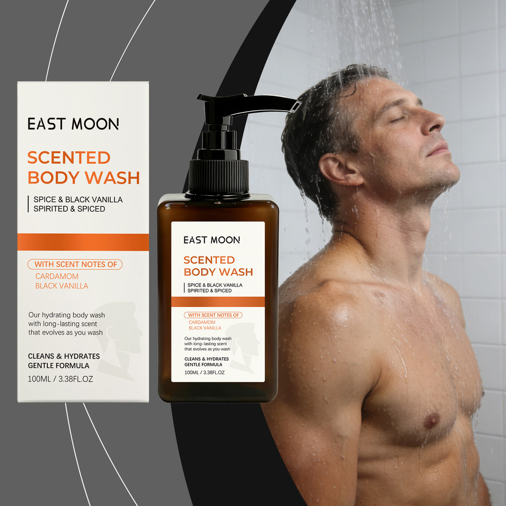 Sabonete Líquido Com Aroma De Baunilha 100ml | Fórmula Hidratante Suave Todos Os Tipos De Pele Adequados Fresco De Longa