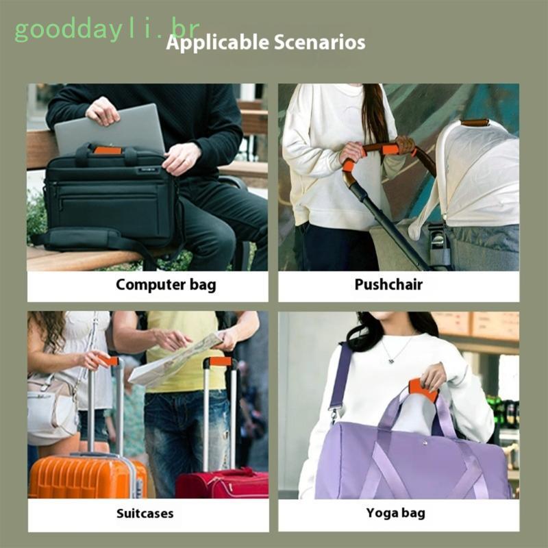 Goo Soft Malas Grip Capa Bolsa Bagagem Envoltória Alça Melhora a Estabilidade do Aperto da