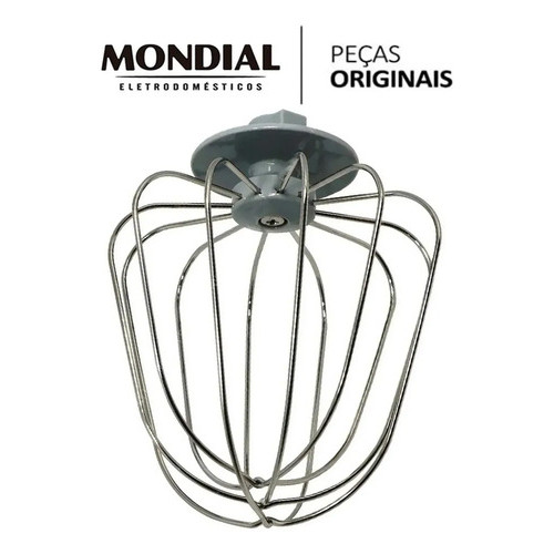 Batedor Massa Leve Para Batedeira Planetária Mondial Original