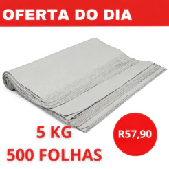kit Jornal Papel Pet Limpo Tapete Biodegradável FOLHAS 50 ×70 ENVIO IMEDIATO