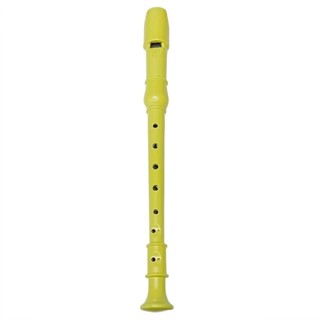 1 Flauta Doce Infantil c partitura Plástico 30cm brinde
