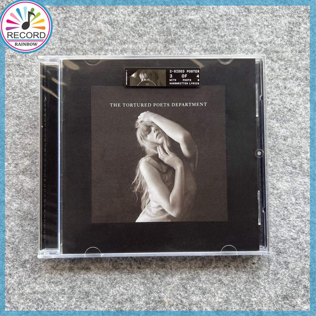 Taylor Swift The Tortured Poets Department “The Black Dog”+ Exclusive Poster and 20 Page Booklet Edition Original CD