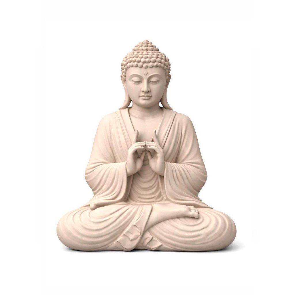 Imagem Estátua Buda Sidartha Decoração Sala De Meditação Ambiente Zen