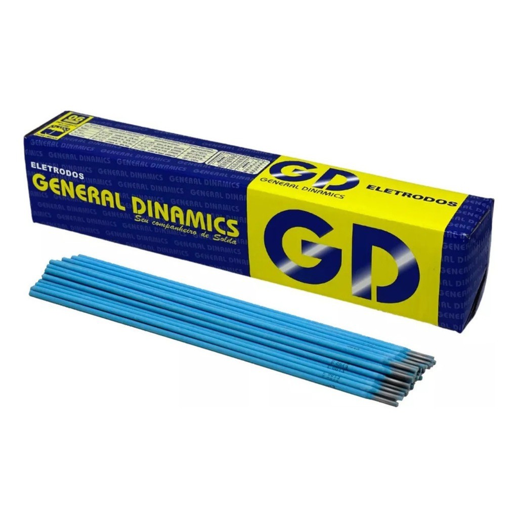 Eletrodo 6013 Azul 2,50mm Original P/ Solda Profissional General Dynamic NBF 1kg 500g 300g