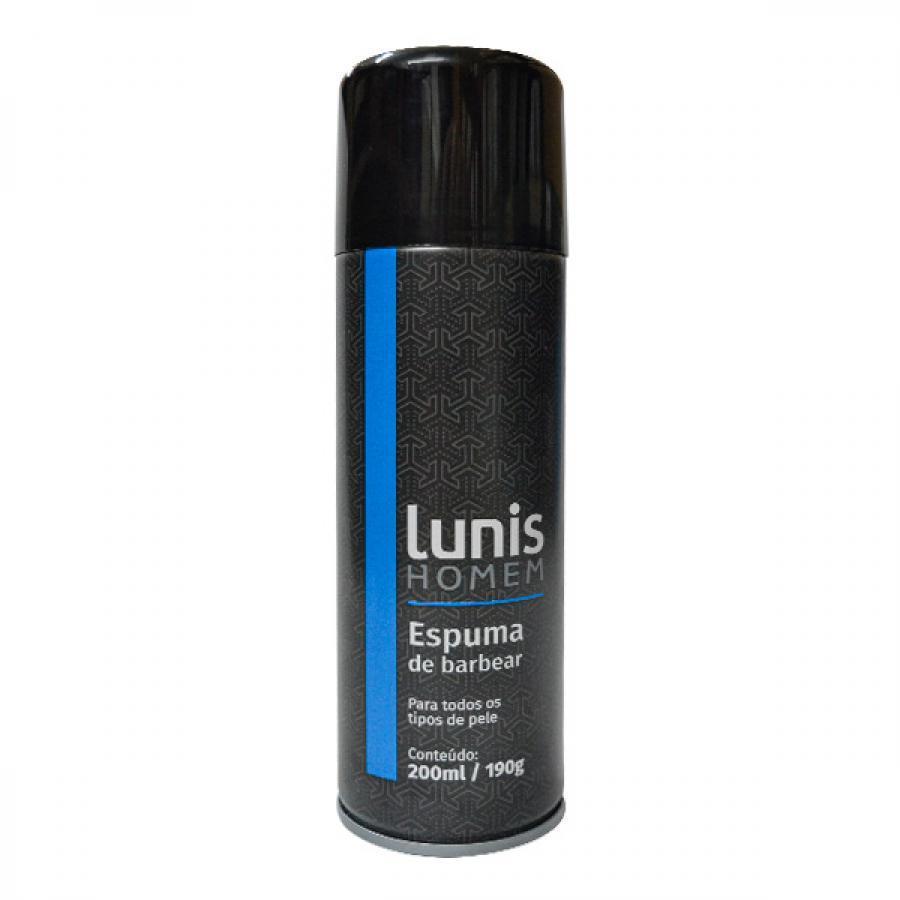 ESPUMA DE BARBEAR LUNIS HOMEM 190G