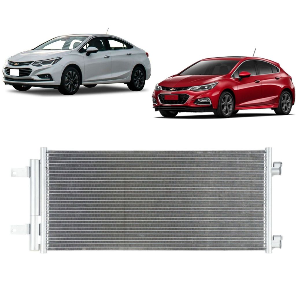 CONDENSADOR PARA CRUZE 1.4 TURBO 2017 2018 2019 2020 A 2023 RC.650.451 CD FILIAL CAMPINAS