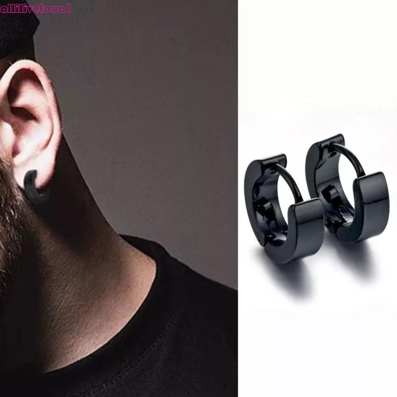 allilivefoua1 Conjunto 6 Pares Brincos Piercing Aço Inoxidável, Orelha, Unissex,, Homens, Deco