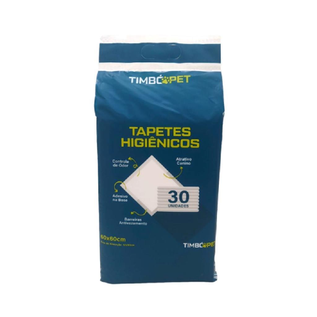 Tapete Higiênico TimbóPet Super Slim para Cães 60x60cm - Contém 30 unidades