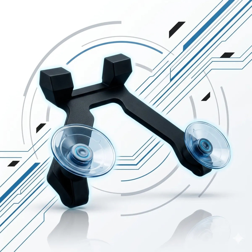 Suporte 2 Em 1 Starlink Mini Veicular Painel Vidro Reforçado Case Universal Antena Carro Caminhonete Parabrisa Ventosas