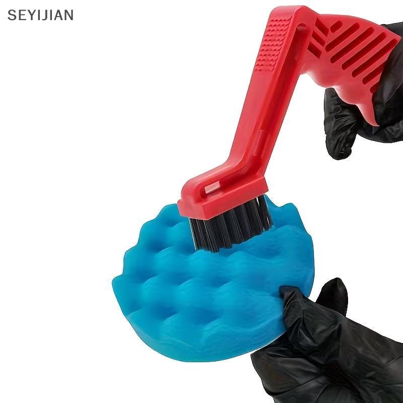 [EYS] Limpador De Almofada De Polimento De Carro Nylon Escova Ferramenta De Espora Para Detalhamento Automático Eficient