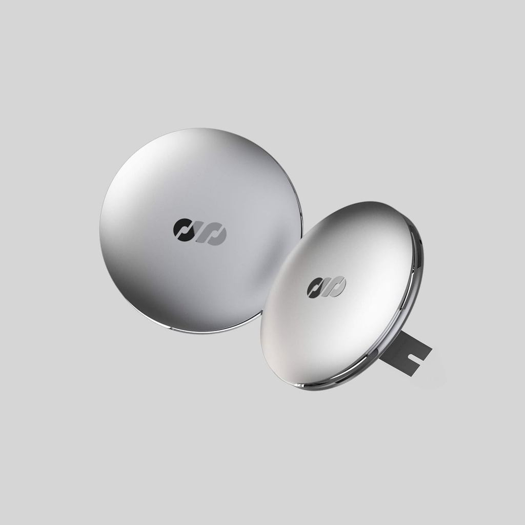 Ambientador Tesla Car-Aroma De Chá Branco Westin | Difusor De Pedra Cerâmica Cromada Prateada Para Todos Os Modelos