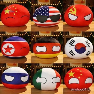 Decoraçano 10cm Bola Country Brinquedo De Pelúcia Polôniaball Pingente Countryball Boneca Recheado Crianças Novo