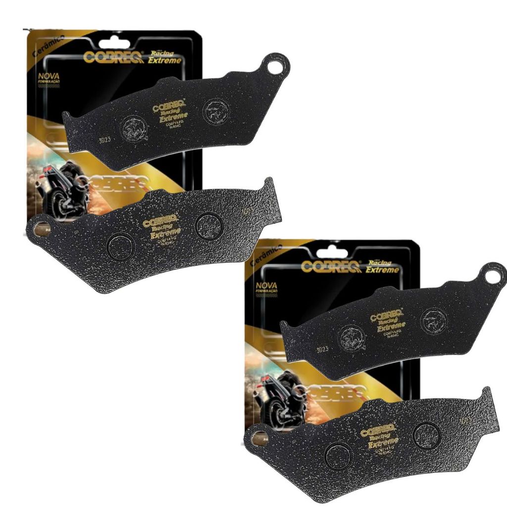 Kit Pastilhas de Freio Dianteiras P/ Bmw F800 Gs / F850 Gs / F700 Gs Cobreq (Cerâmica) em Oferta na Shopee