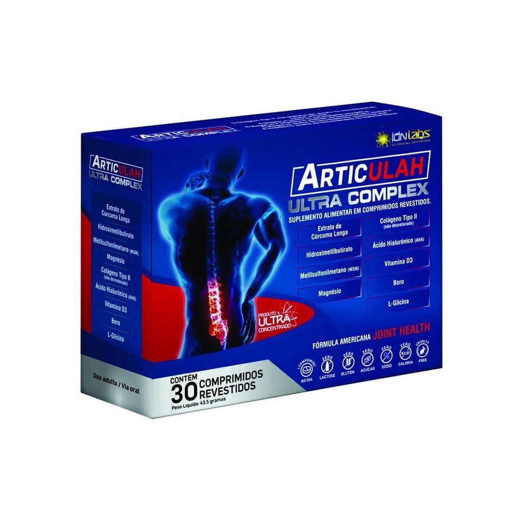 Articulah Ultra Complex - 30 Comprimidos - IDN Labs em Oferta na Shopee