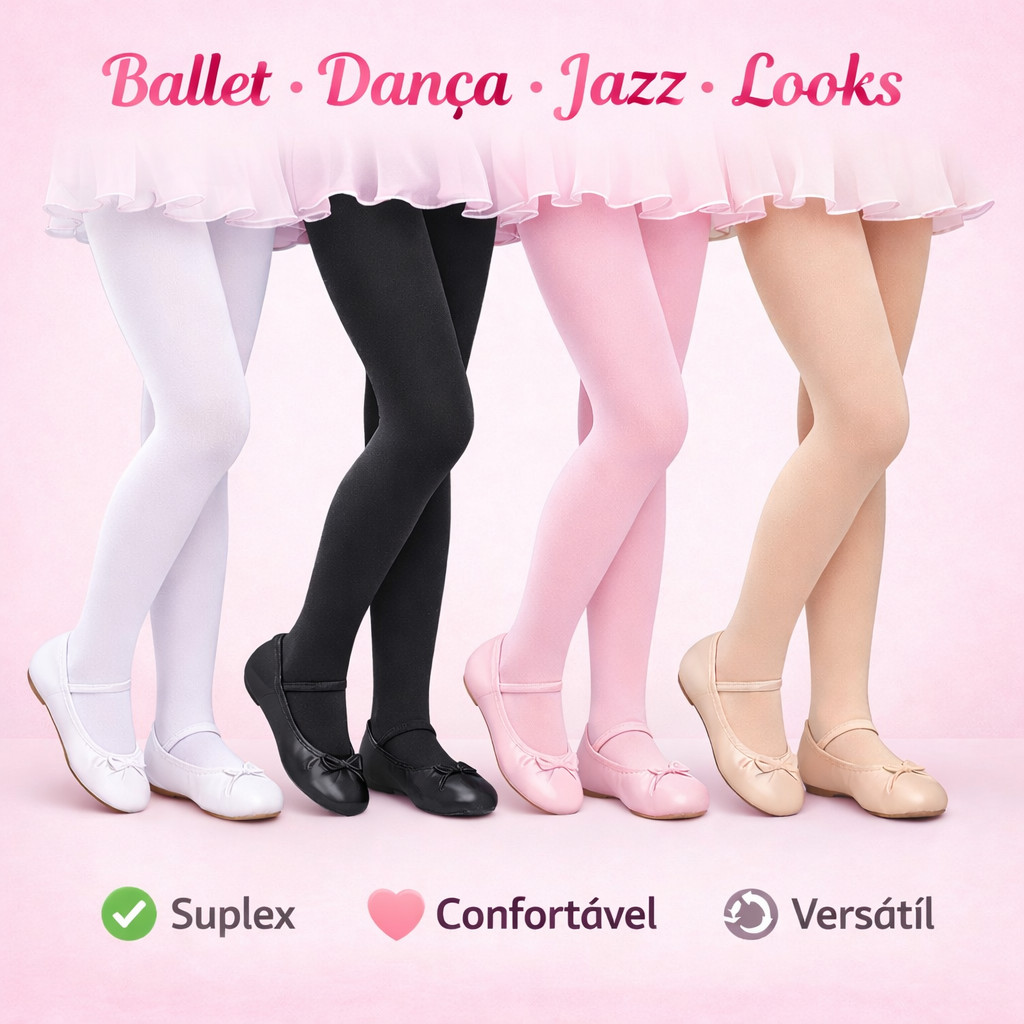 Meia Calça para Ballet - Comprar com Melhor Preço em Lingerie e Roupa Íntima
