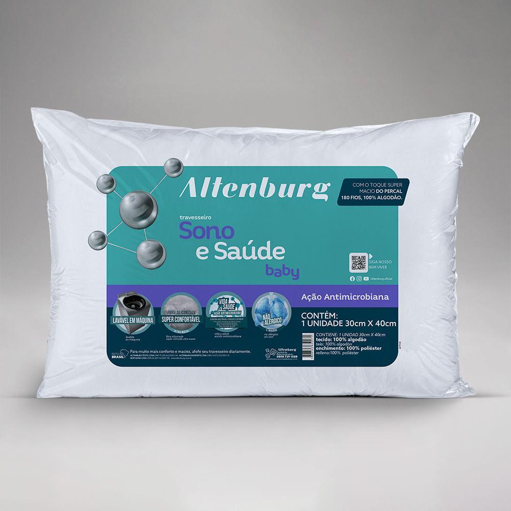 Travesseiro Altenburg Sono e Saúde Baby 30cm x 40cm em Oferta na Shopee