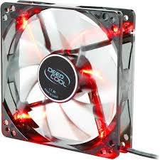 Ventilador Gamer Para Gabinete, Deepcool, Wind Blade 120 Red