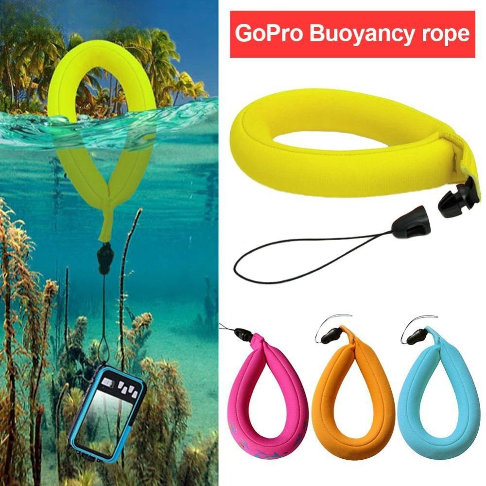 DF 1PC Pulseira Flutuante para Celular Subaquático Câmera GoPro Anti-Perda Mergulho Corda Flutuante EPE 0584
