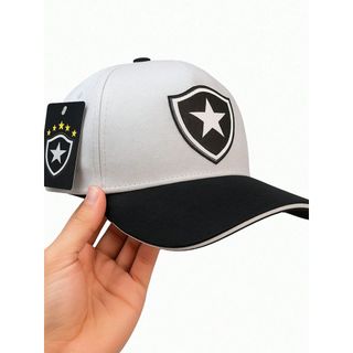 Bone do Botafogo Aba curva Masculino Feminino Unissex Letra Casual Poliéster