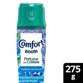 Odorizante de Roupas Comfort Boom Perfume em Cristais Explosão de Frescor 275g em Oferta na Shopee