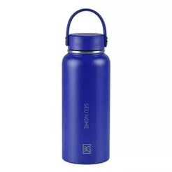 Garrafa Térmica Dual com Alça 900ml Azul