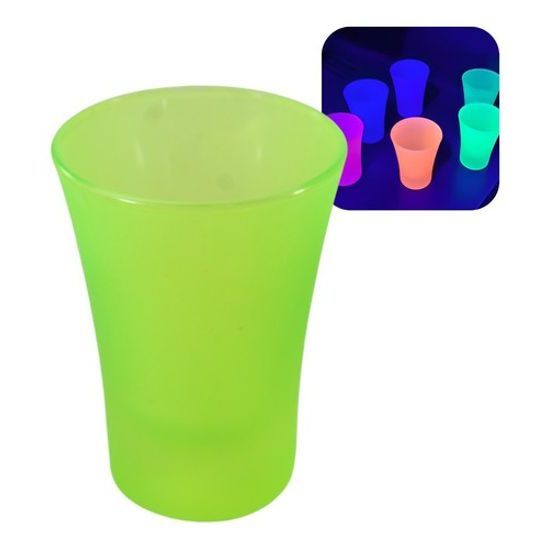 Copo Vidro Dose Neon 60ml Shot Tequila Vodka Destilados Servir Copinho Coquetel Shots Bebidas