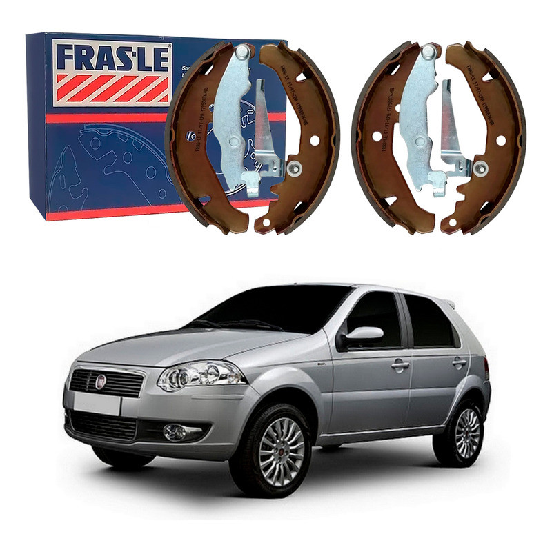 Jogo Sapata Freio Frasle Fiat Palio 1.0 1.4 2008 A 2012 em Oferta na Shopee