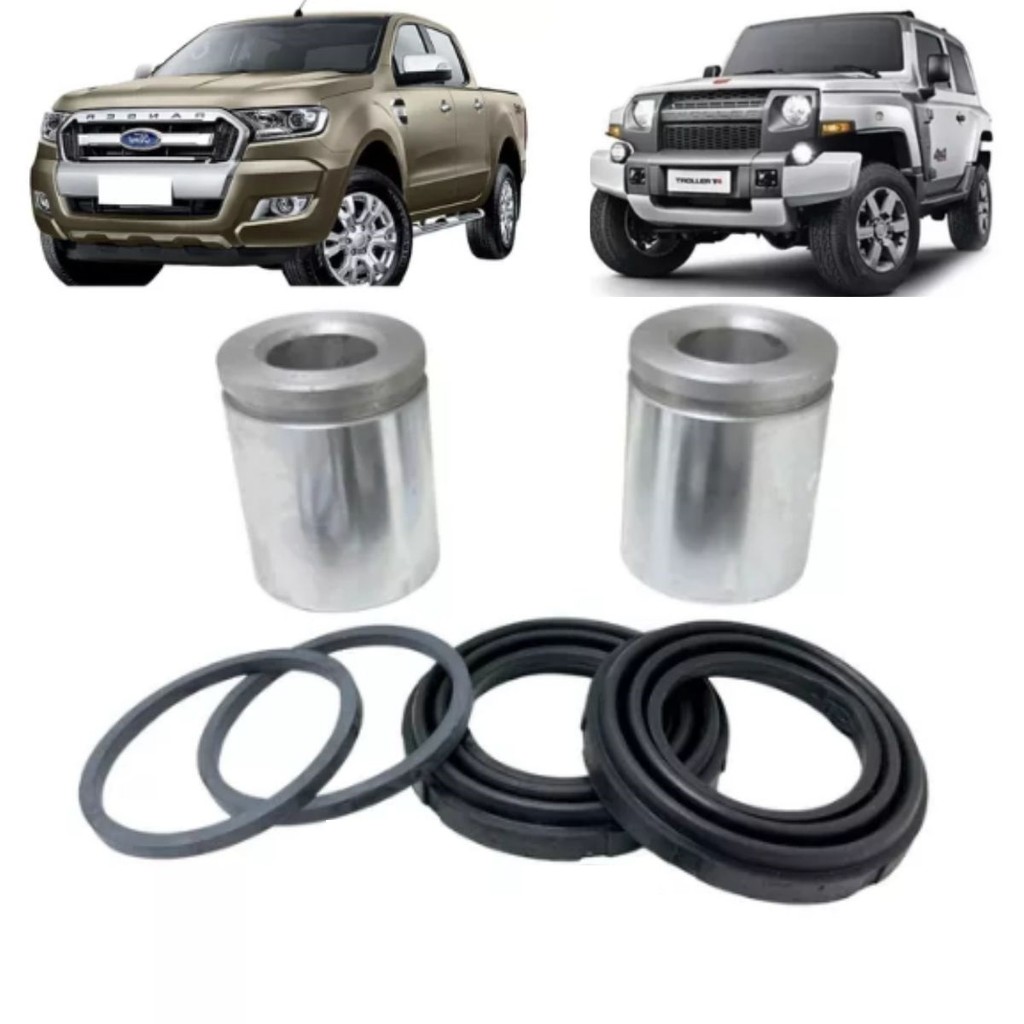 REPARO COM PISTÃO PINÇA FREIO DIANTEIRO NOVA RANGER G3 TROLLER T4 APÓS 13 A 23