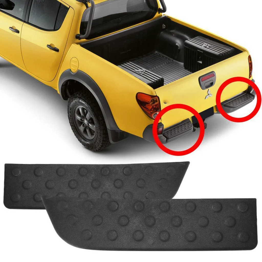Par Pisante Para-choque Traseiro L200 Triton 2008 a 2016