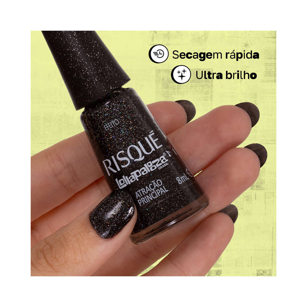 Esmalte Risqué Lollapalooza Brasil Atração Principal