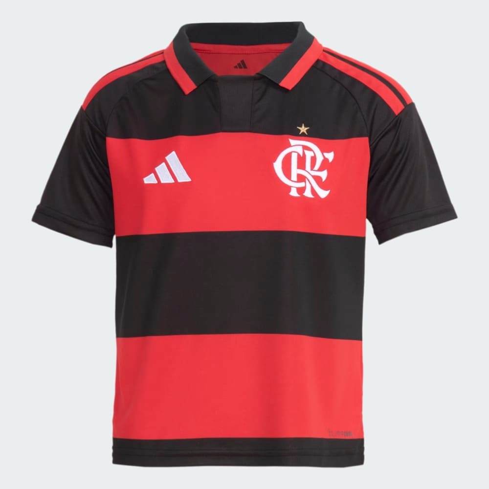 Camisa Flamengo I Adidas 26/27 Infantil Listrada